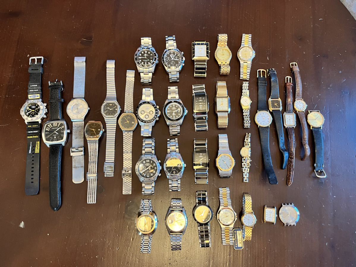 TECHNOS アナログクォーツ 腕時計 まとめ売り TECHNOS テクノス 腕時計4本セット まとめ売り - メルカリ