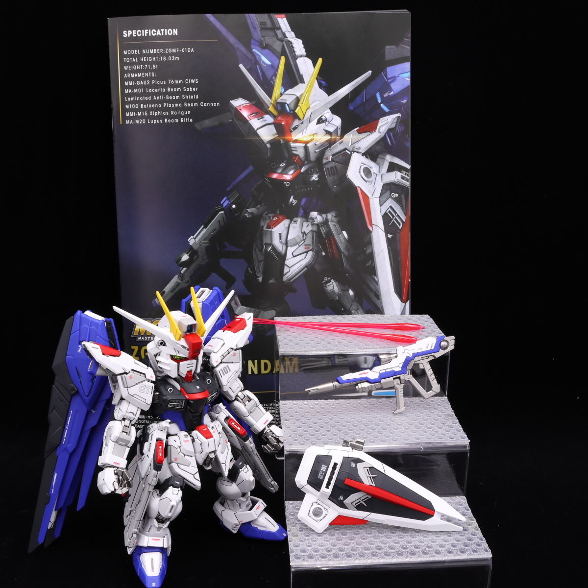 MGSD フリーダムガンダム ZGMF-X10A 機動戦士ガンダムSEED 改修塗装