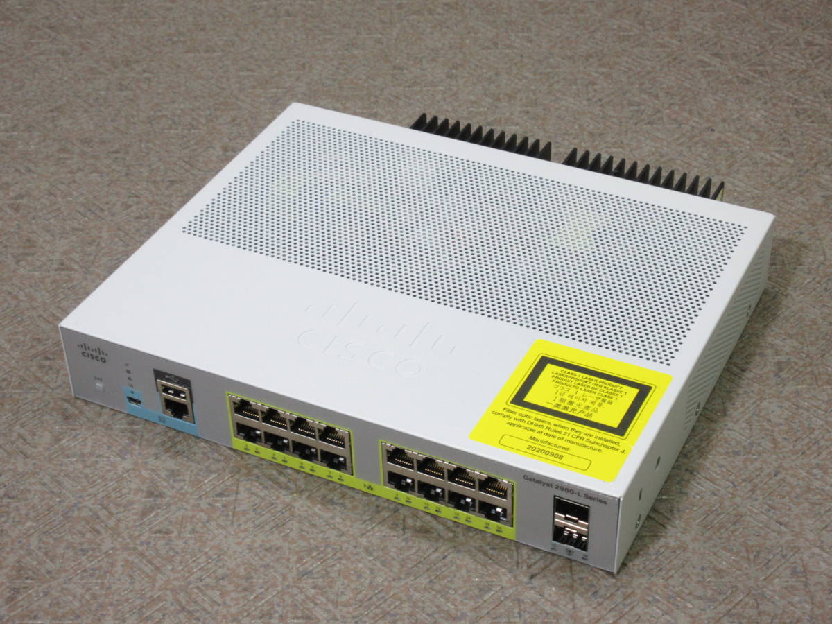 Cisco 2960-L Catalyst Systems 初期化済み □送料無料 ＃Cisco/シスコ