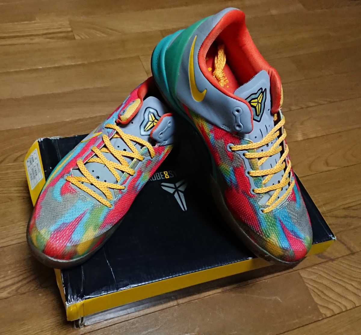 【美品】ナイキ/Nike Kobe 8 GC Venice Beach コービー ブライアント バスケット