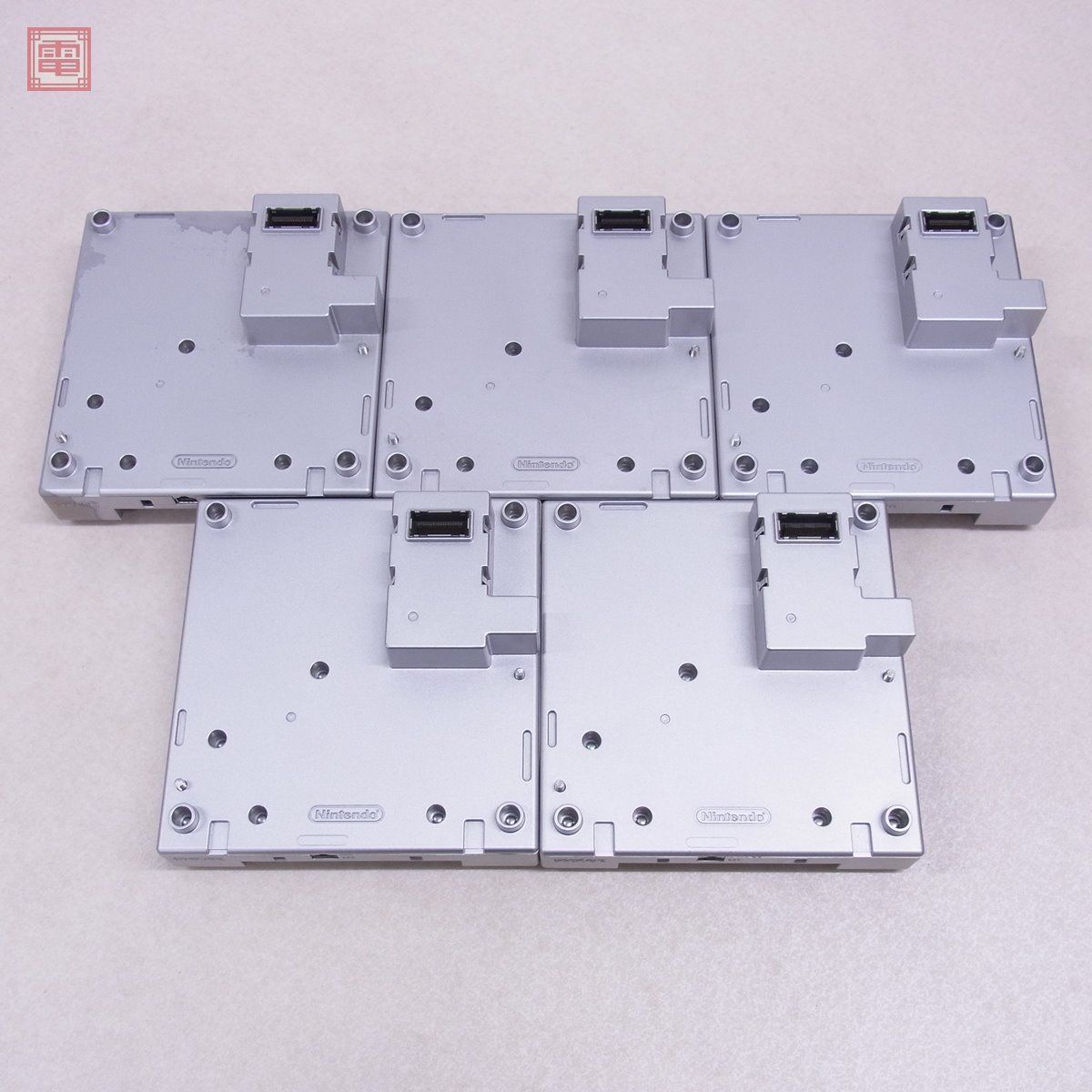 GC ゲームキューブ ゲームボーイプレーヤー DOL-017 本体のみ シルバー まとめて5台セット GAME BOY PLAYER 任天堂 NINTENDO 現状品【20