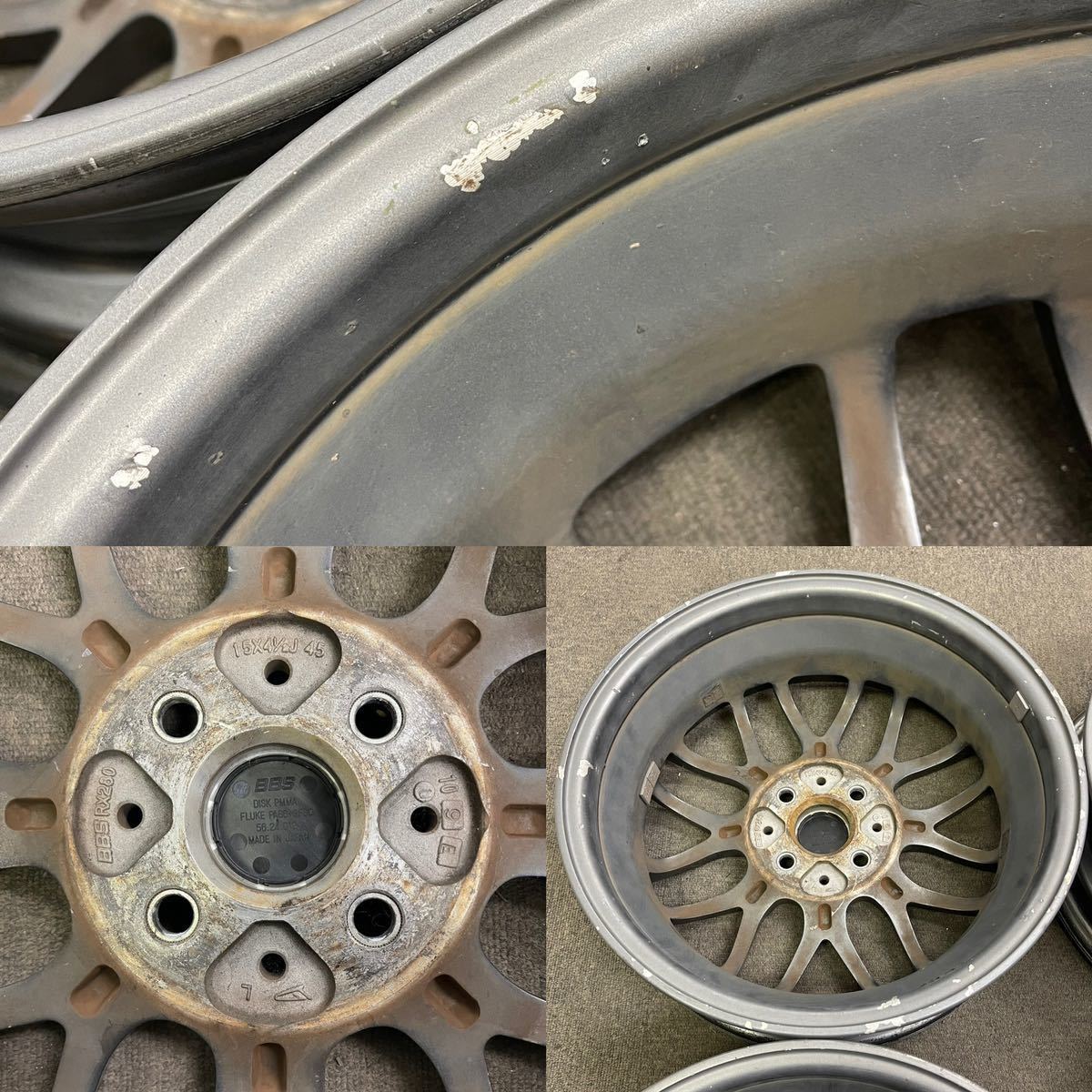 15インチ】ダイハツ 純正 コペン/オプション BBS RX280【4.5J×15 +45 