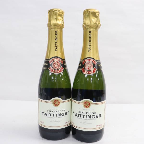 2本セット】TAITTINGER（テタンジェ）ブリュット レゼルヴ ハーフ