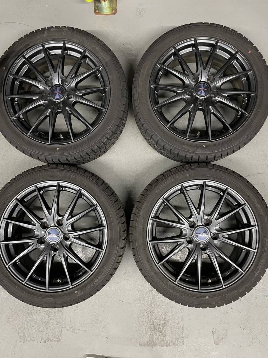 225/45R17 スタッドレスアルミホイール４本セット　VELTA SPORTZ　★レクサスISなどに