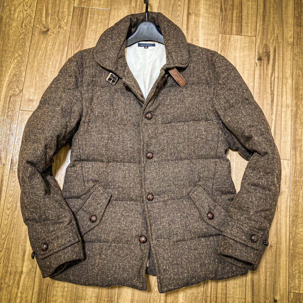 極美品 URBAN RESEARCH【ネップツイードウール×グースダウン仕様 