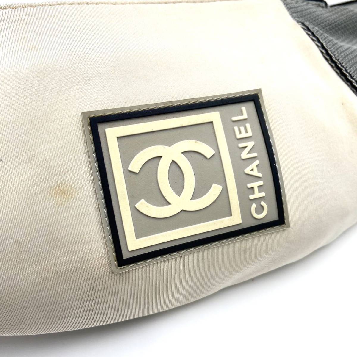 1円〜 CHANEL シャネル スポーツライン ココマーク ボディバッグ