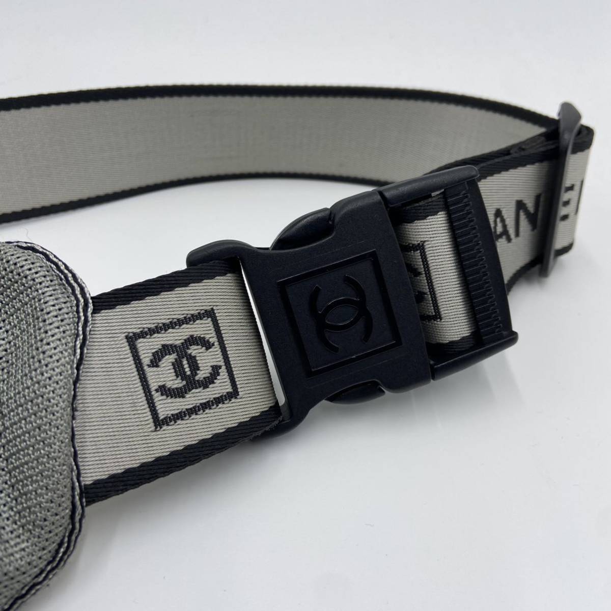 1円〜 CHANEL シャネル スポーツライン ココマーク ボディバッグ