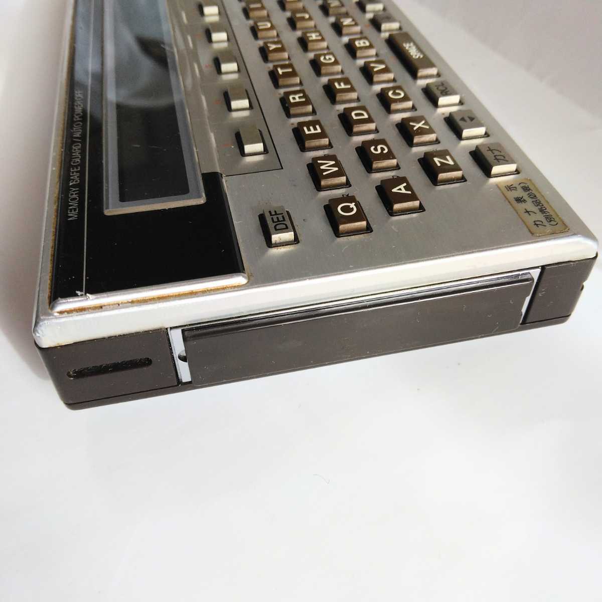SHARP ポケットコンピューター PC-1501 シャープ 動作品 【公式通販】