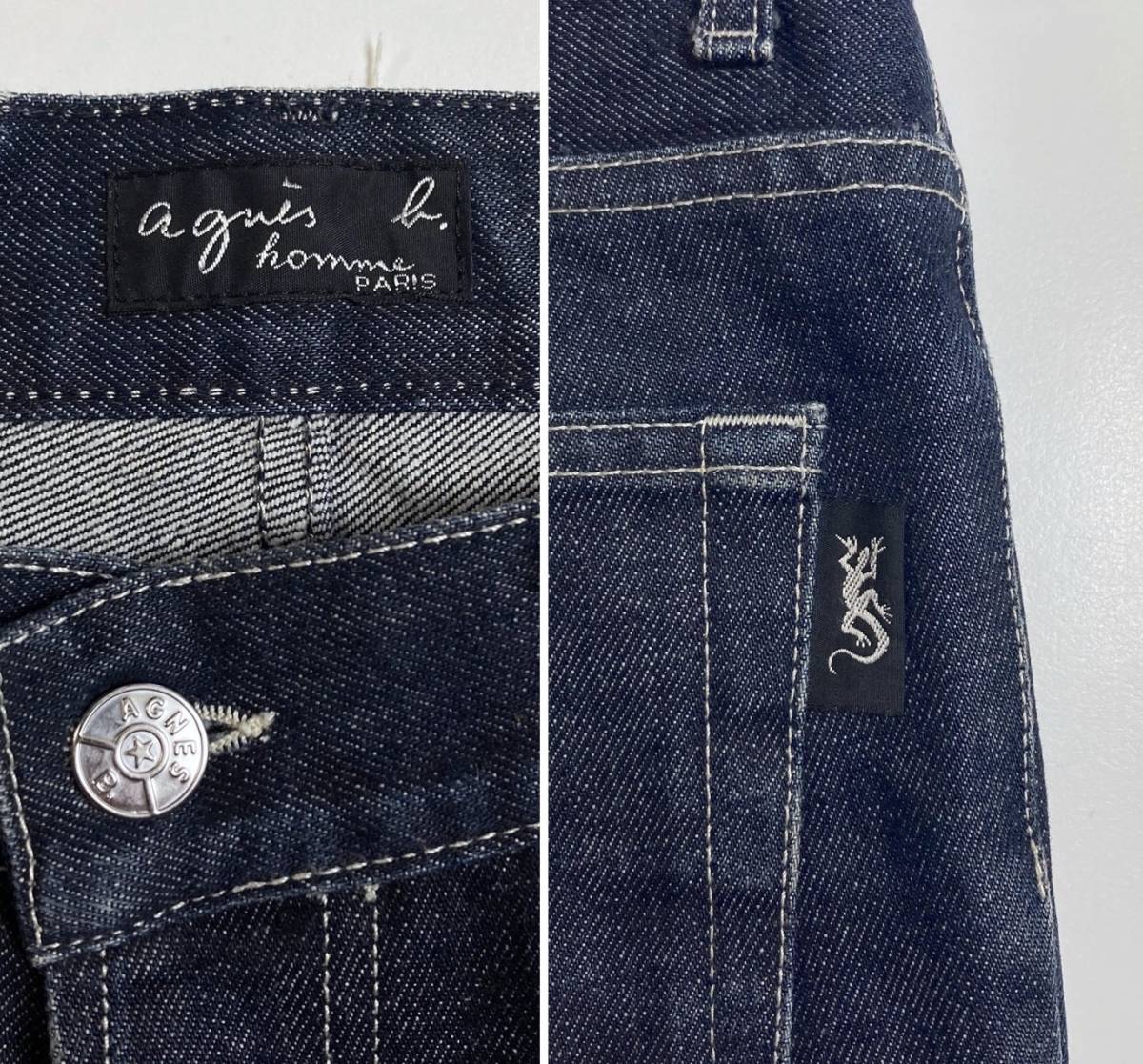 b. agnes 90s フランス製 homme france アニエスベーオム denim pants 