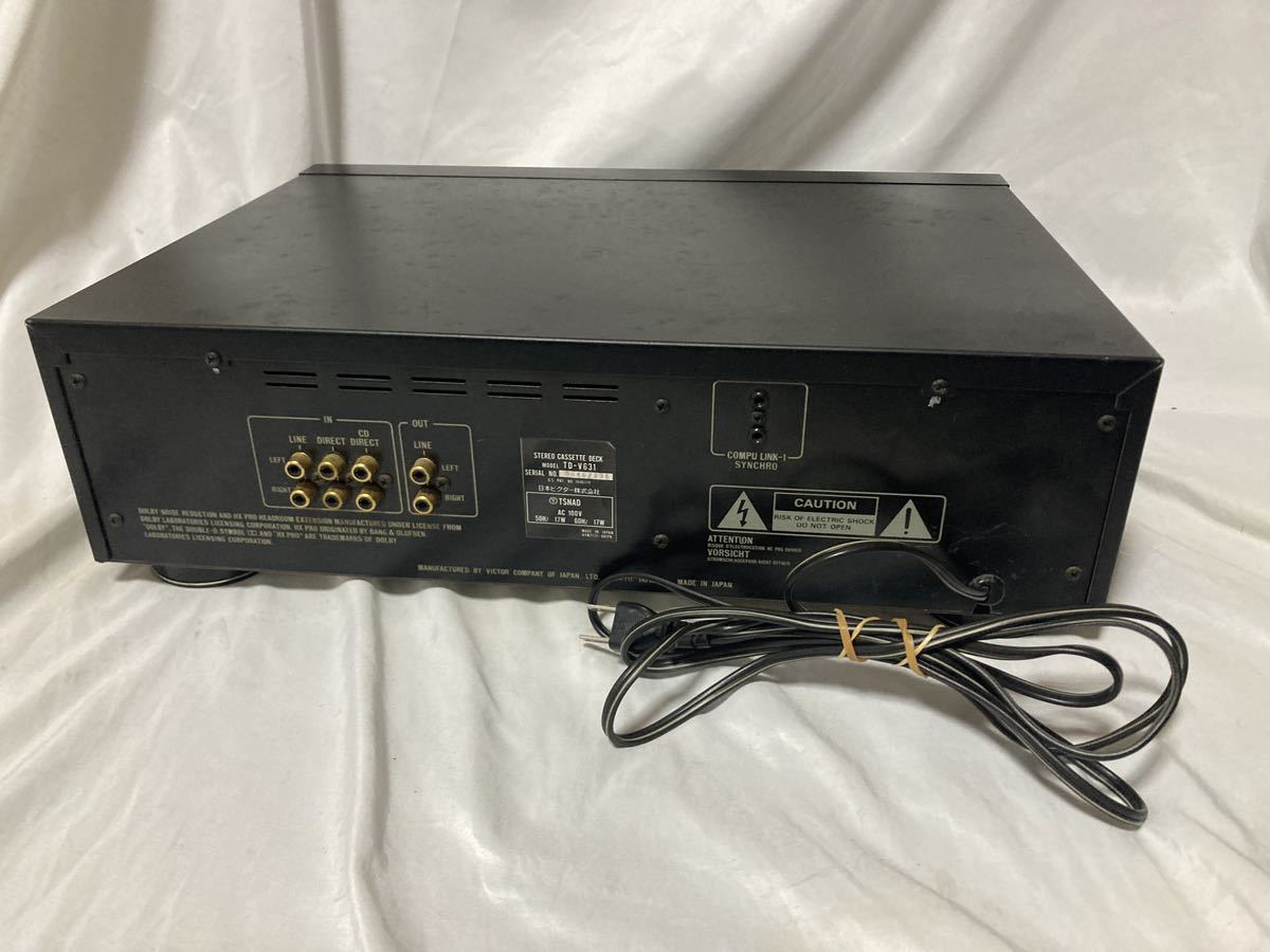 Victor TD-V631 カセットデッキ ジャンク ジャンクカセットデッキ「TD