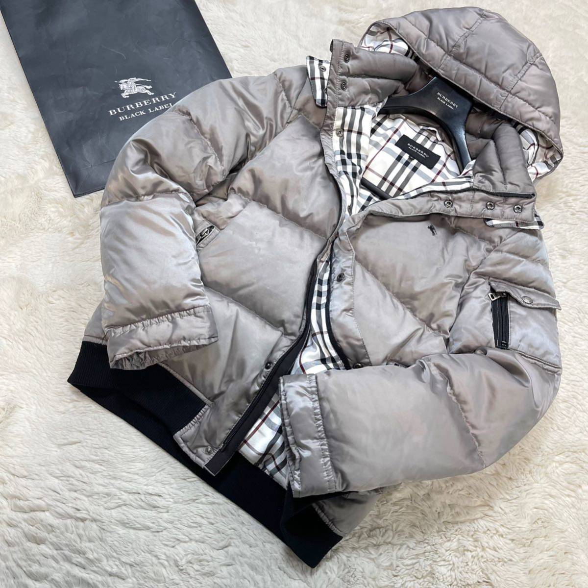 バーバリーブラックレーベル BLACK BURBERRY 極美品 極暖 LABEL バーバリーブラックレーベル BLACK BURBERRY 極美品 極暖 LABEL