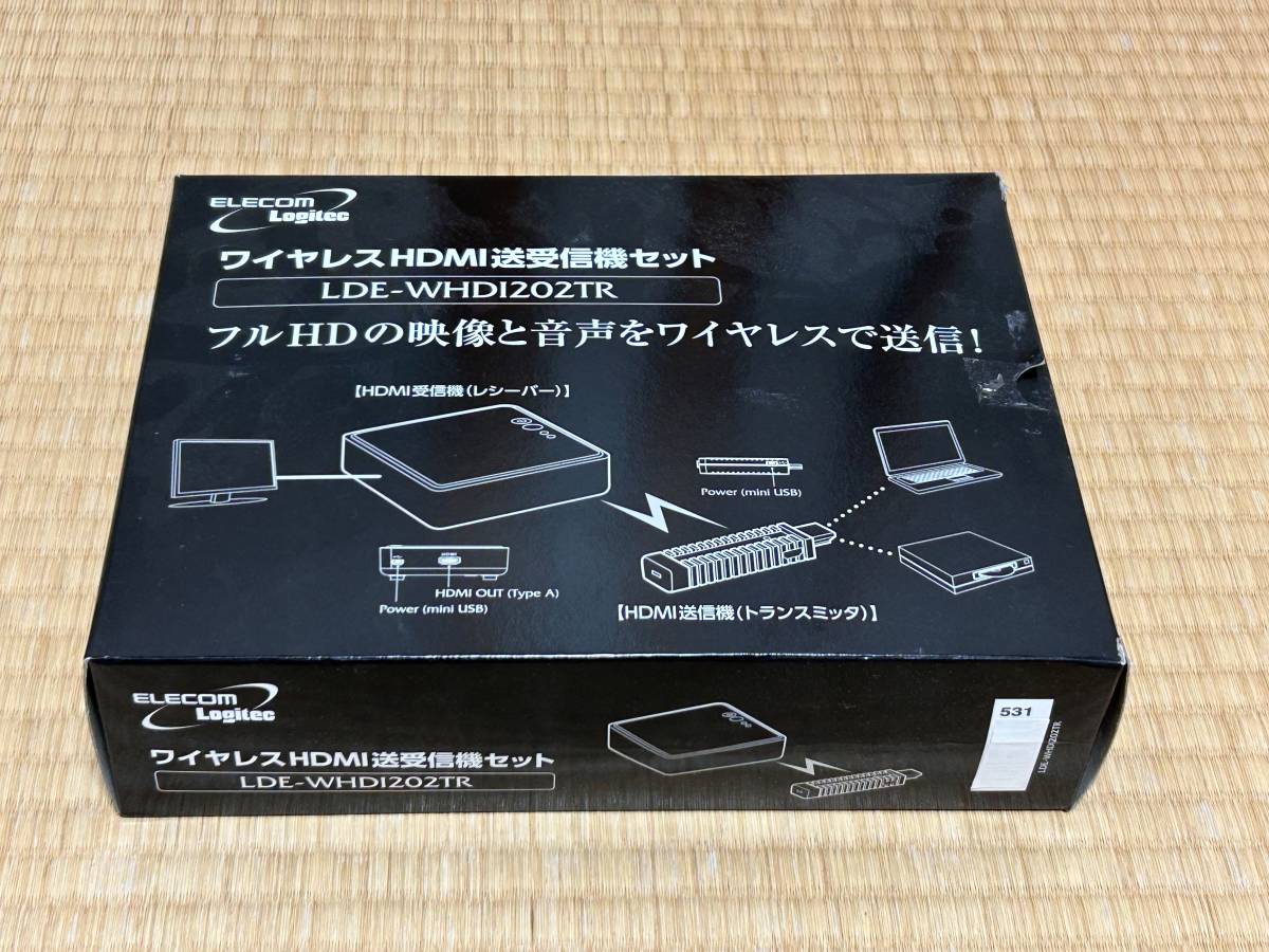 ワイヤレスHDMID送受信機セット ELECOM ロジテック LDE-WHDI202TR