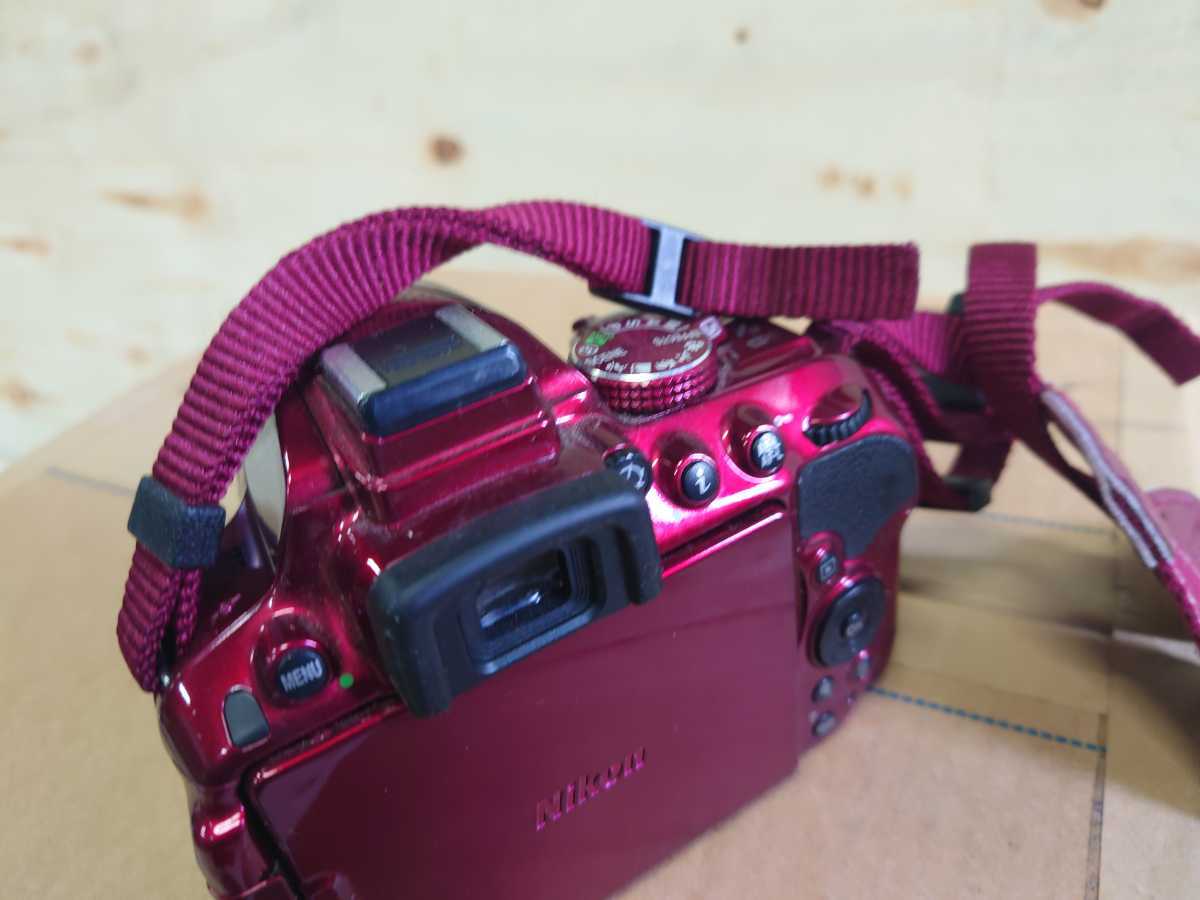 Nikon ニコン D5300 ボディ 赤 ジャンク D5300 ニコン ボディ 撮影でき