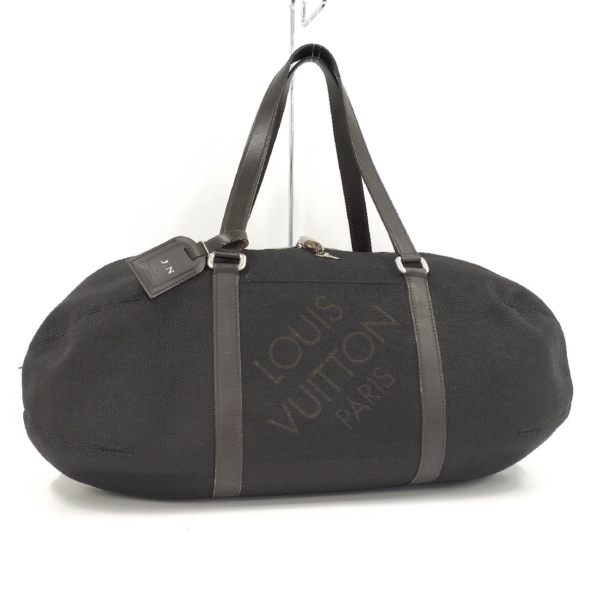 ○ルイヴィトン LOUIS VUITTON アカタン ボストンバッグ ブラック