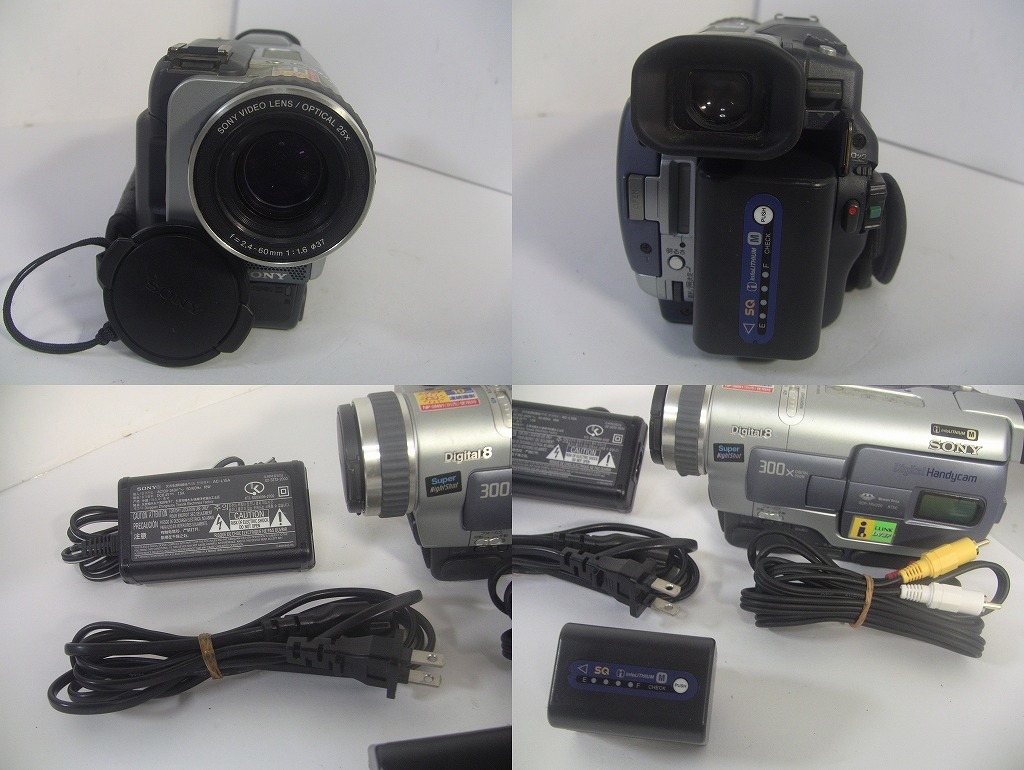動作確認済み】8mmテープ再生できます！SONY Digital8ビデオカメラ DCR