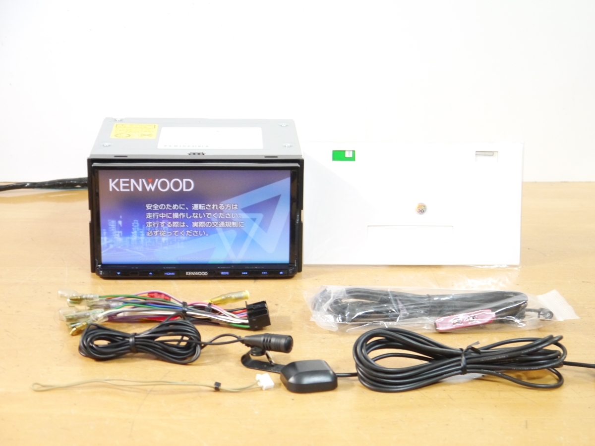 【0129】 KXM-E400U 2022年春地図 スバル純正オプション 未使用アンテナ付 ワンセグ/DVD/Bluetooth/USB KENWOODケンウッド