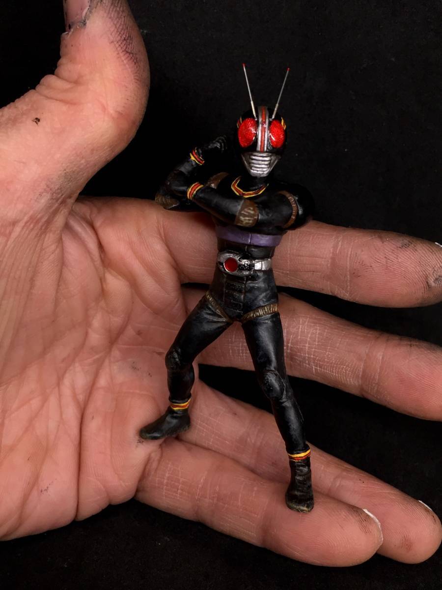 改造 リペイント 完成品 仮面ライダーBLACK ブラック ガシャポン HG