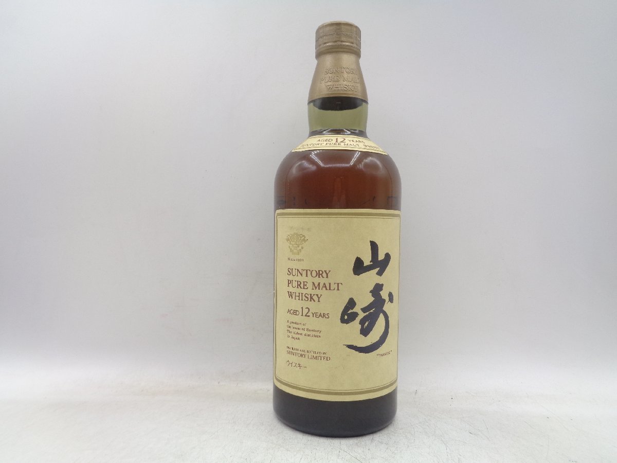 SUNTORY PURE MALT WHISKY サントリー ピュアモルト ウイスキー 山崎