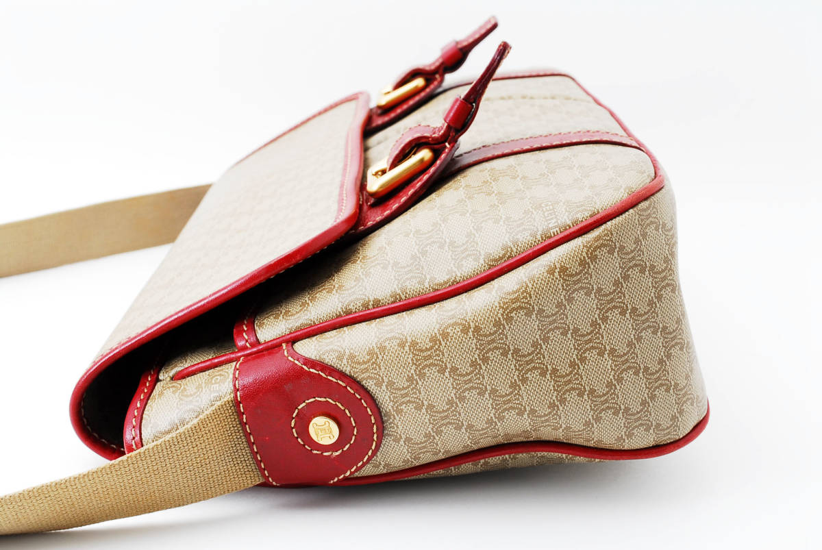 1円 CELINE ヴィンテージ セリーヌ マカダム コーティングキャンバス 