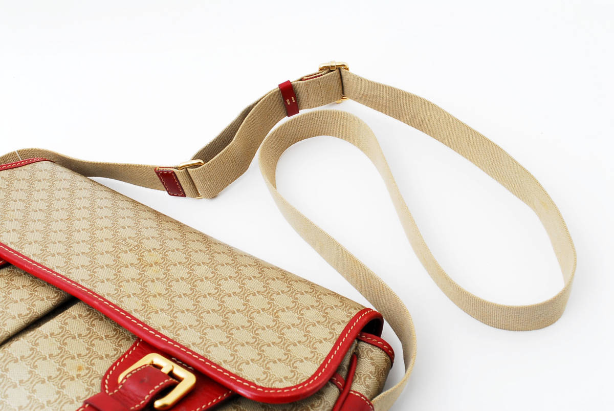 1円 CELINE ヴィンテージ セリーヌ マカダム コーティングキャンバス