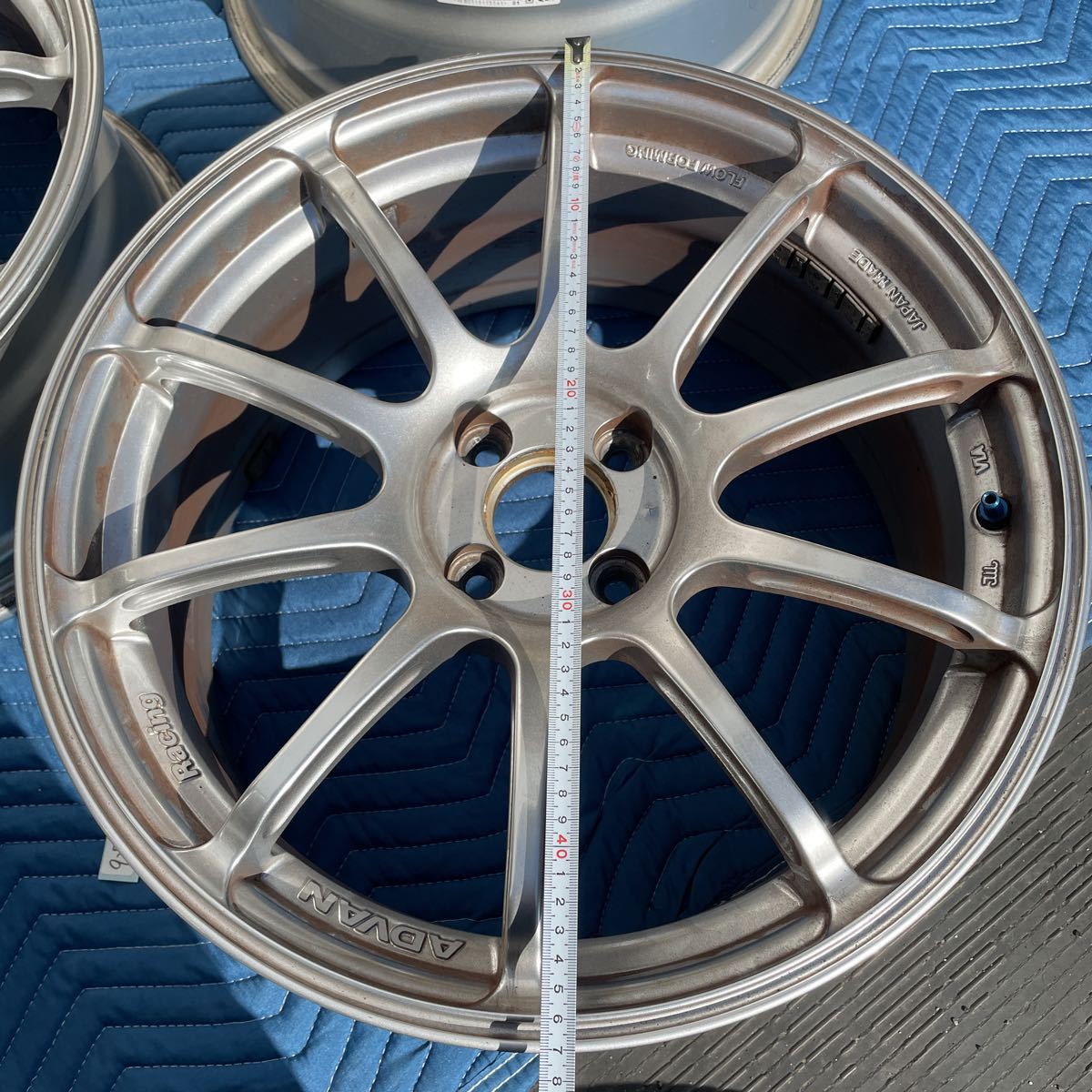 ○927○ ホイール 3本 YOKOHAMA ORIGINAL WHEEL DESIGN PCD98 K.OISHI