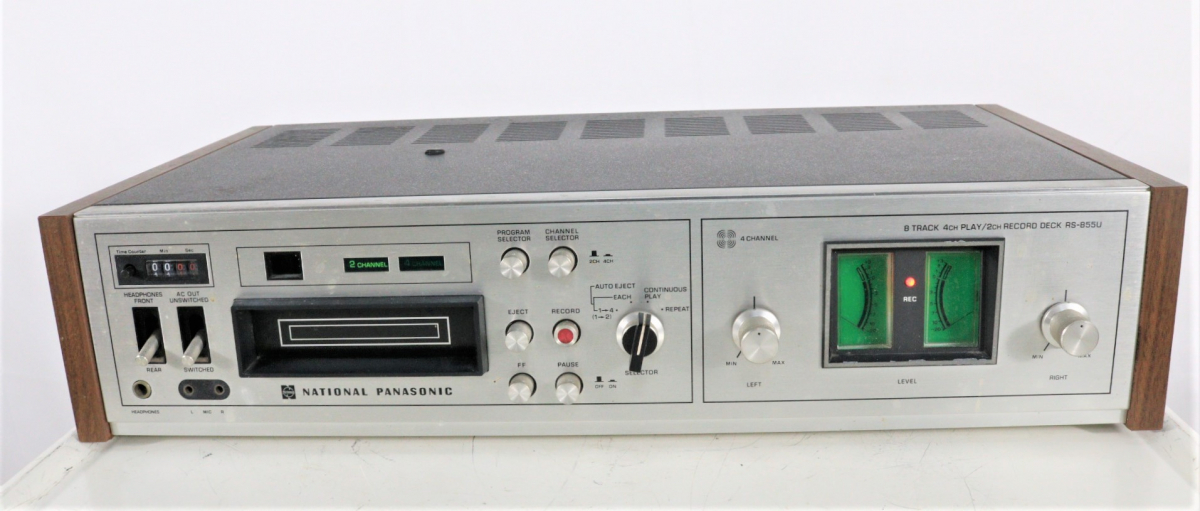 ト滝】NATIONAL ナショナル RS-855U 8トラック4チャンネルデッキ