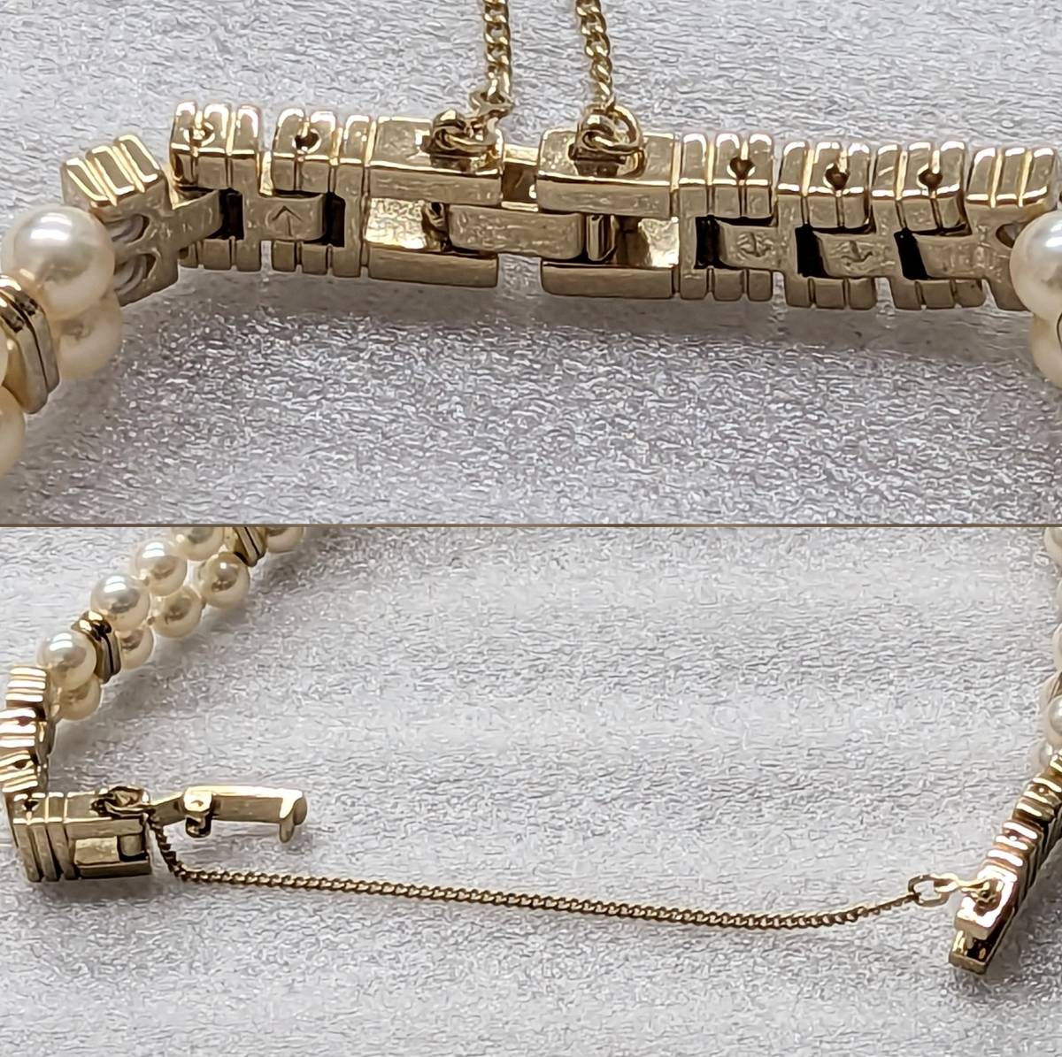 JAL日本航空 限定ミキモト パール ブレスレットウォッチ☆MIKIMOTO 