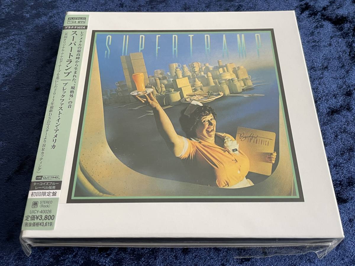 ★新品未開封★スーパートランプ★プラチナSHM-CD★紙ジャケット仕様/BOX入り★初回限定盤★BREAKFAST IN AMERICA★日本盤/帯付/SUPERTRAMP