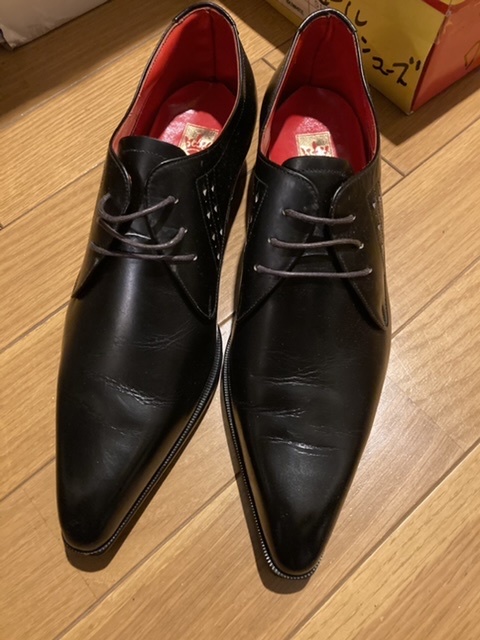昭和 トンガリ シューズ 靴 クリームソーダ クールス キャロル ロック 