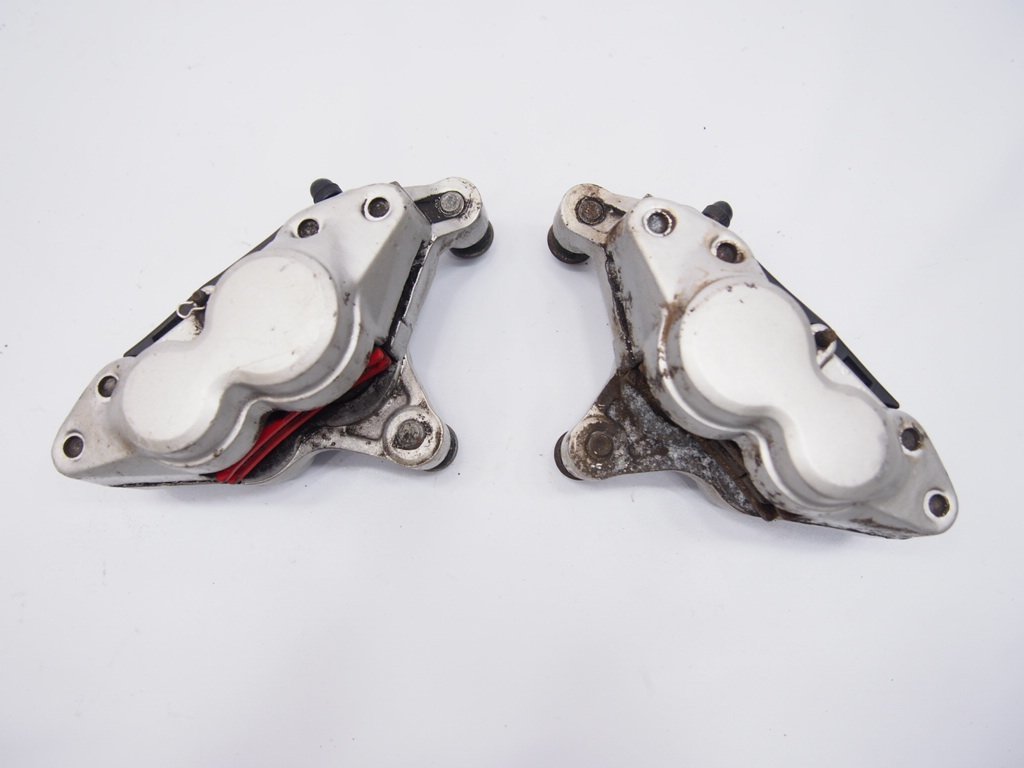 R1-Z フロントブレーキキャリパー左右セット、取付83mm、ジャンク☆3XC