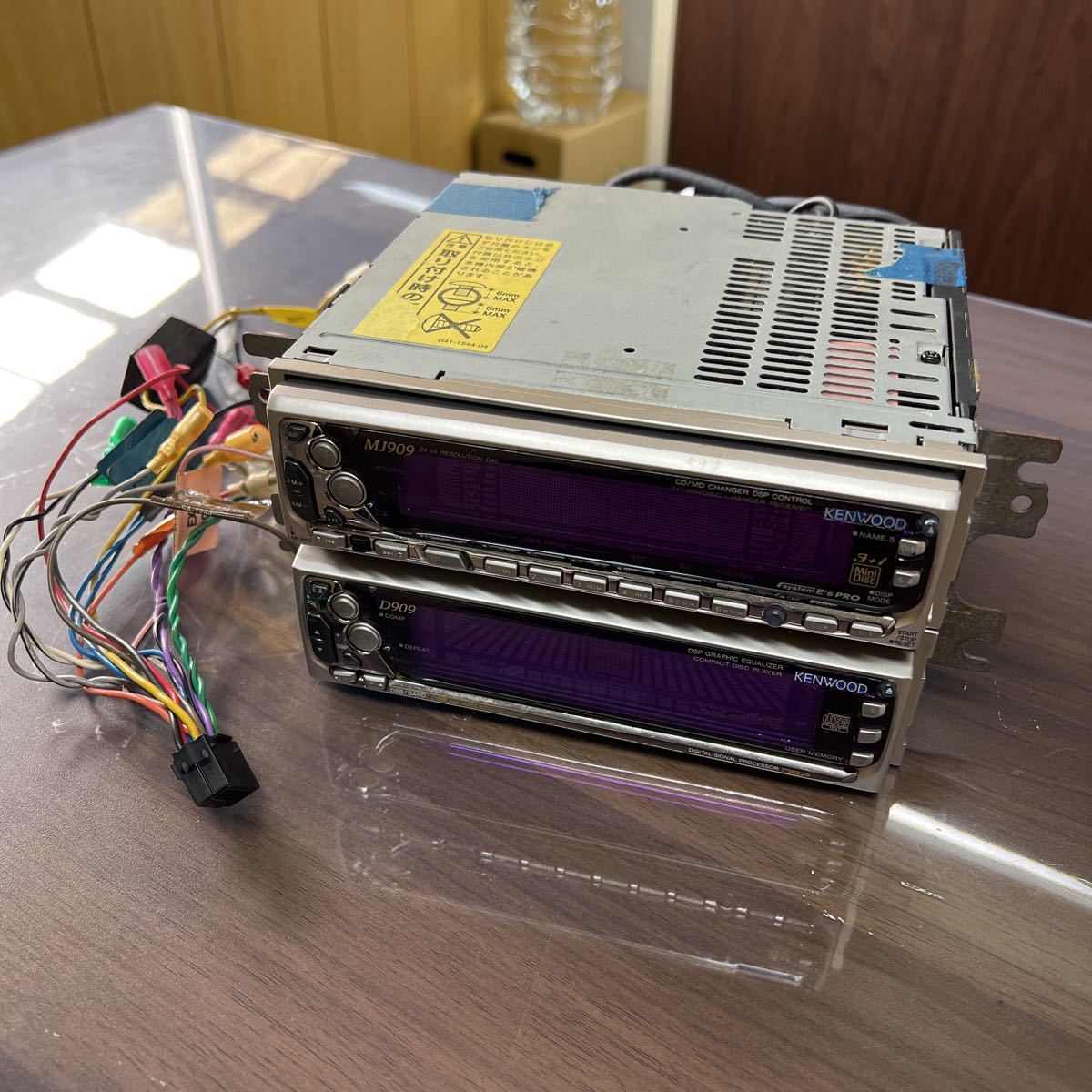 KENWOOD MJ909+D909 セット CD MD プレイヤー MDチェンジャー