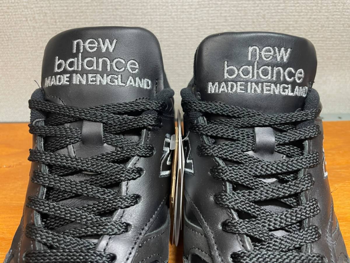 新品未使用 NEW BALANCE M1500 BK US9.5 27.5cm UK製 ブラック 黒 レザー