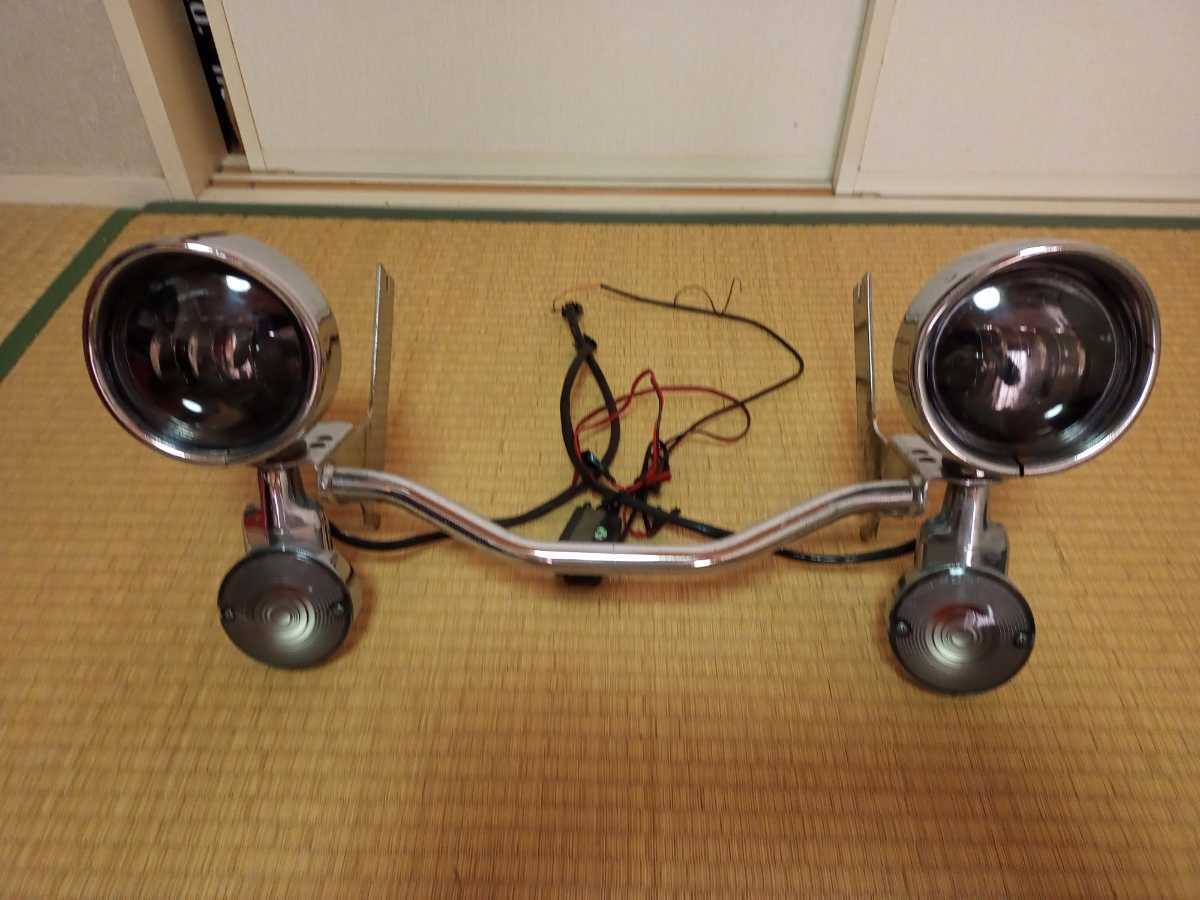 最終値下げハーレー純正　フォグランプ＆ウィンカー ハーレーツーリング 純正フォグランプ（LED） ウィンカー 中古(純正品