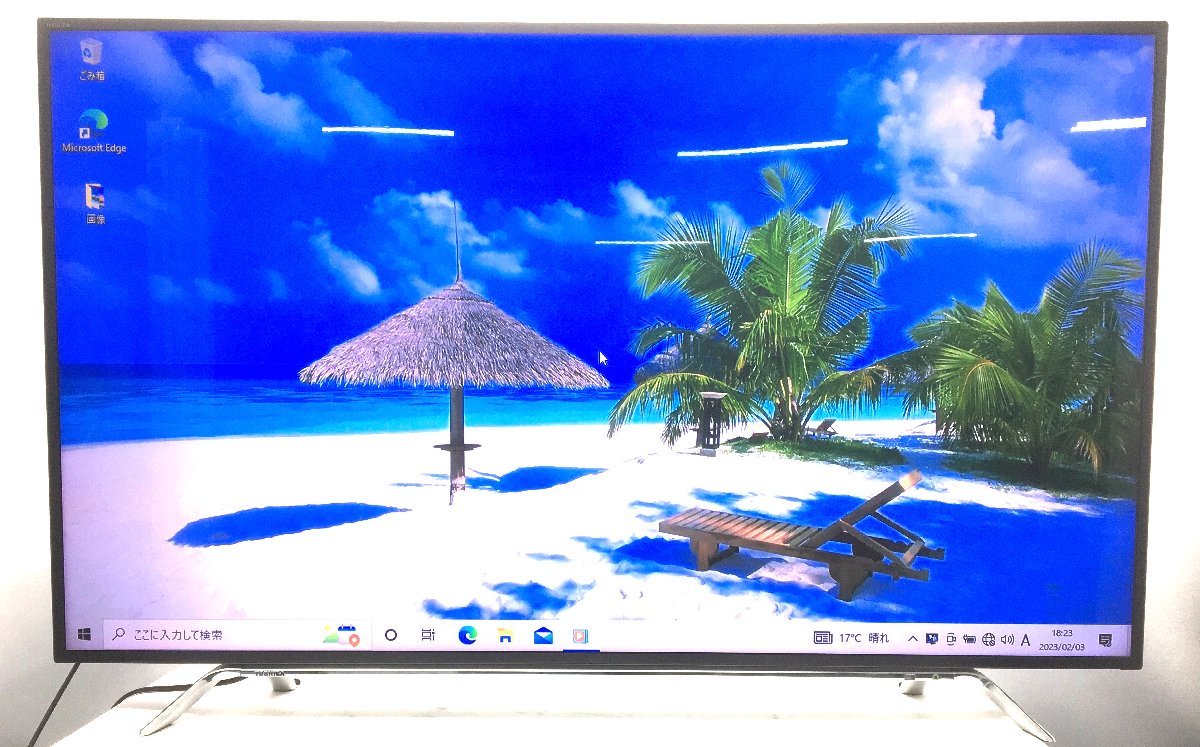 TOSHIBA REGZA 58インチ 58m500 2016年実働 少々難あり アウトレット品