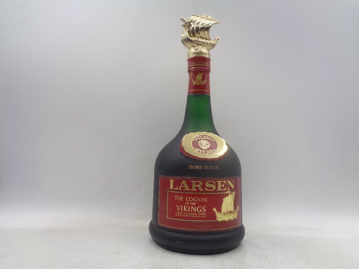 LARSEN COGNAC VIKING SHIP ブランデー 700ml 未開栓 LARSEN HORS D 