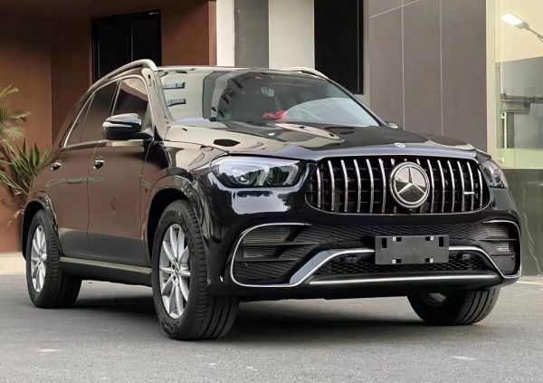 ◆W167 後期 GLE SUV用 GLE63AMG ウレタン製フロントバンパーセット/フロントのみ/パナメリカーナグリルグリル付き/GLE400/GLE300/GLE53