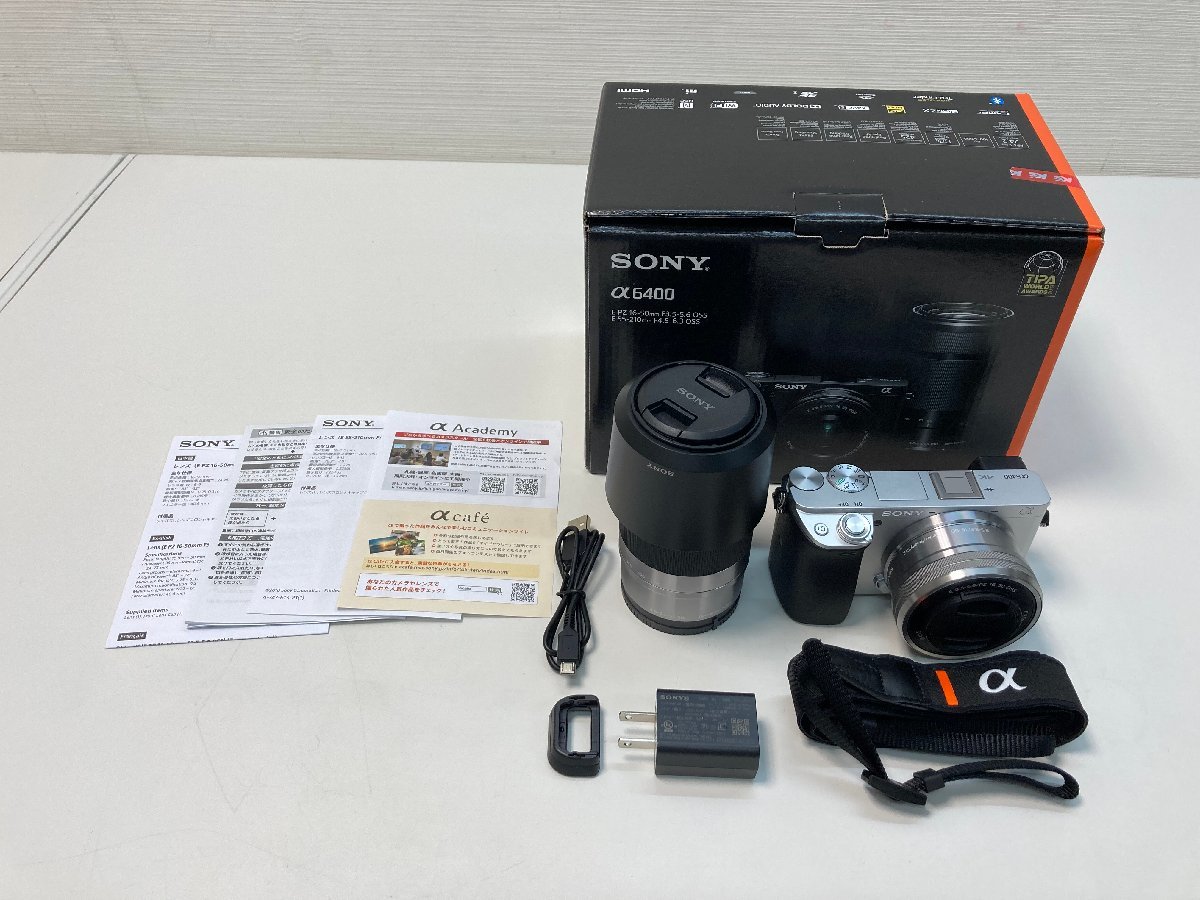 ☆13-4999】□中古□SONY ソニー ミラーレス1眼カメラ α6400 ILCE-6400Y