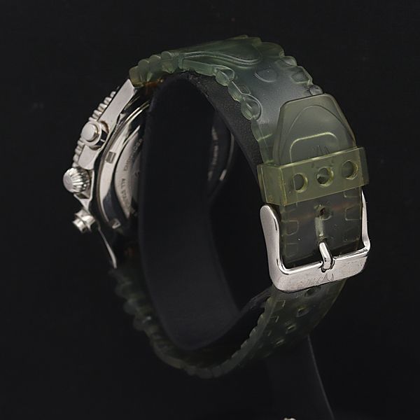 1円 稼働 良品 テクノスポーツ QZ TMCS02 テクノマリーン クロノ