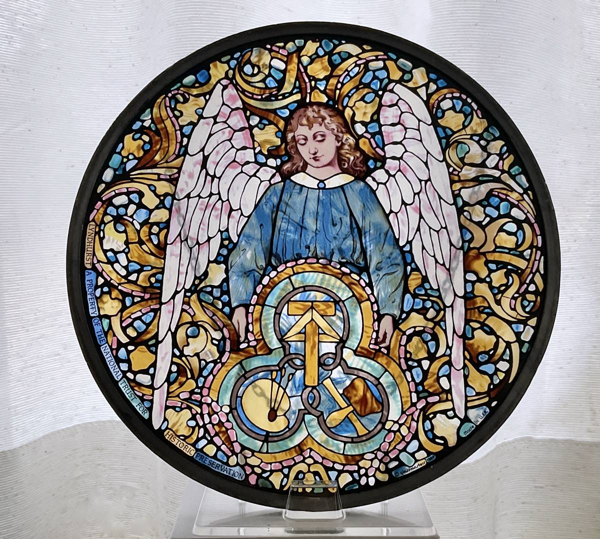 ルイスCティファニー ステンドグラス 天使＆羊飼い グラスマスターズ