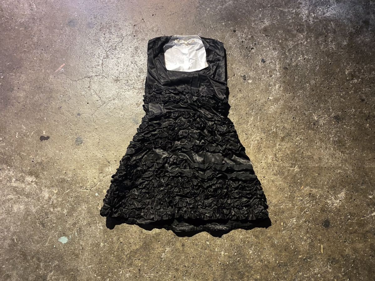 COMME des GARÇONS チェック フリル ビッグワンピース des GARCONS COMME フリル（ブランドコムデギャルソン）（ワンピース