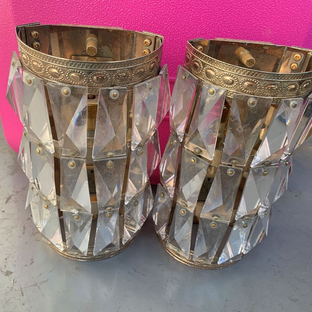 壁掛けシャンデリア2個セットレトロ 観光バス