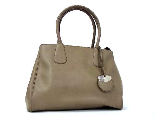 1円 Salvatore Ferragamo フェラガモ ガンチーニ レザー ハンドバッグ 