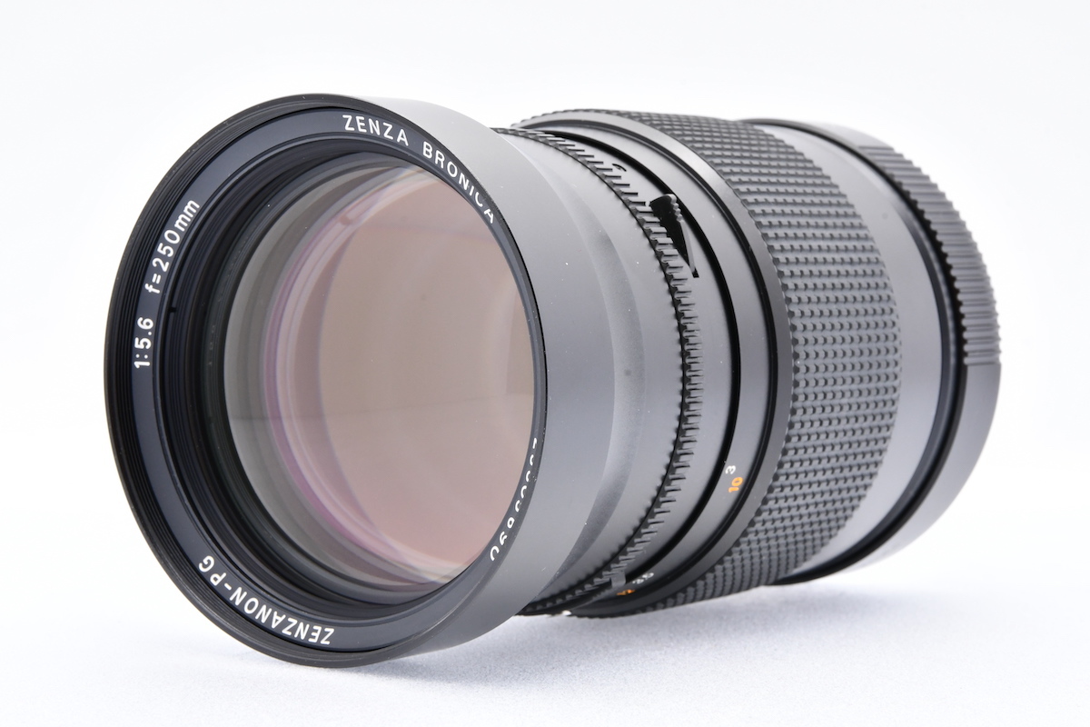 BRONICA ZENZANON-PG 250mm F5.6 フード付 ZENZA BRONICA ZENZANON-PG 250mm F5.6 ゼンザブロニカ GSマウント