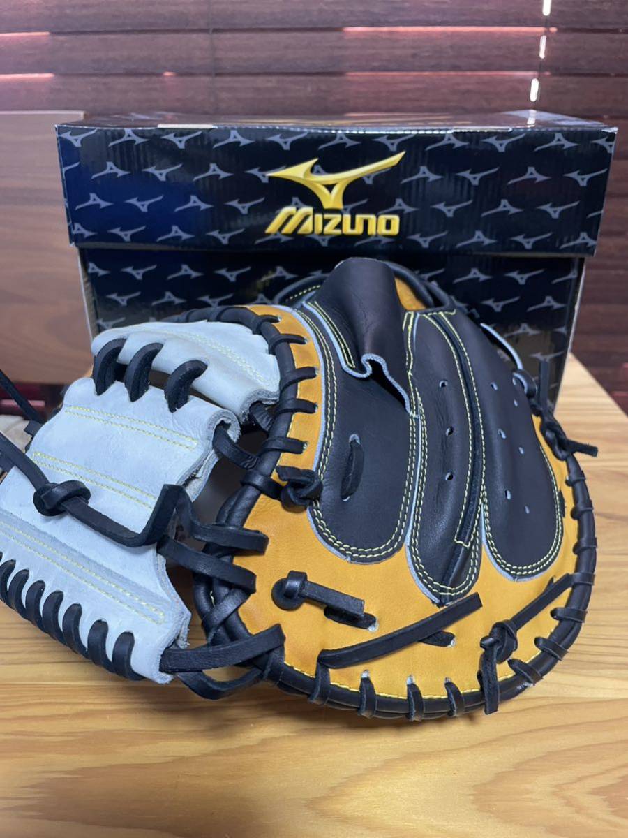 硬式用 ミズノプロ キャッチャーミット 湯もみ加工有り ミズノプロ 硬式 硬式グラブ キャッチャーミット 湯もみ型付け MIZUNO