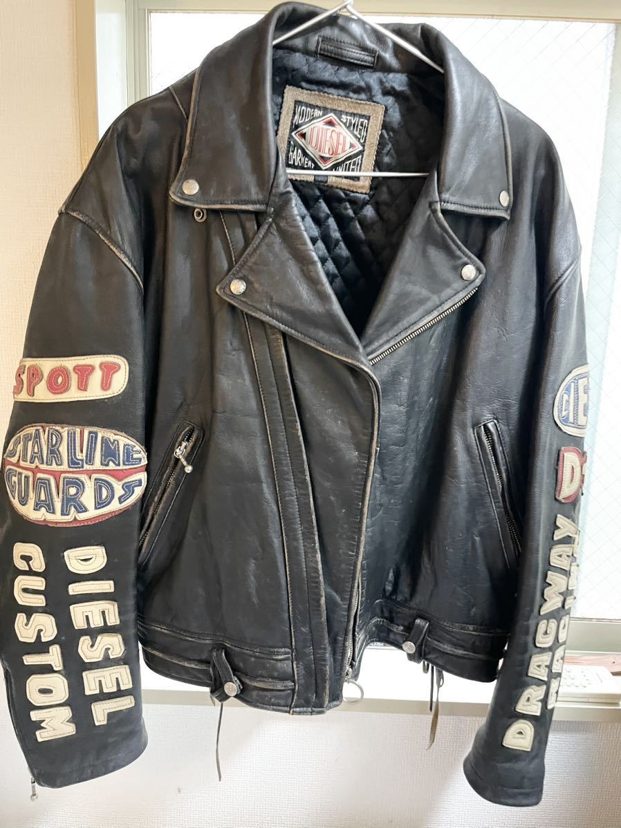 DIESEL COLORADO HIDE ディーゼルコロラドハイド　ヴィンテージライダースジャケット