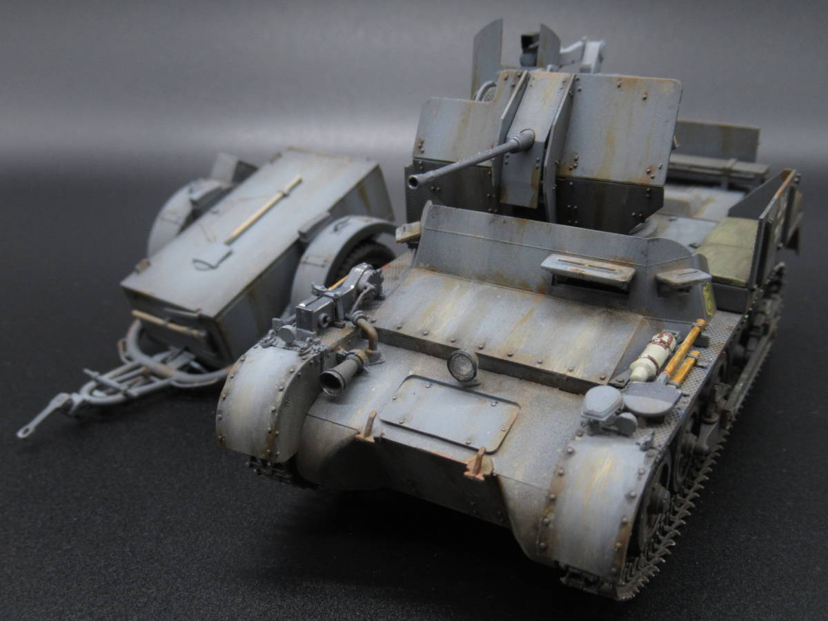 ★☆1/35 完成品　ドラゴン・ドイツ I号対空戦車 2cm Flak38 Flakpanzer I & トレーラー★☆★