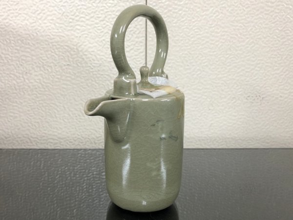 銚子、高麗青磁写、日比野清峰作、さき番