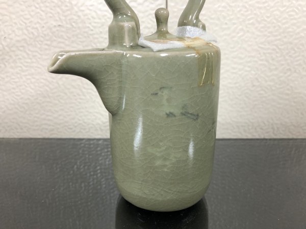 銚子、高麗青磁写、日比野清峰作、さき番