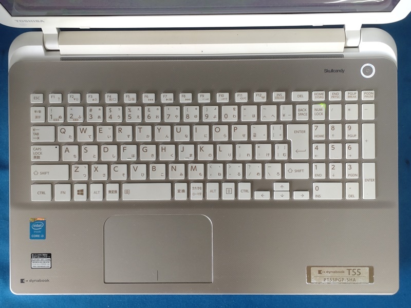 010506 dynabook T55/PG Core i3-5005U Mem8GB HDD1TB Win8.1 JUNK T55