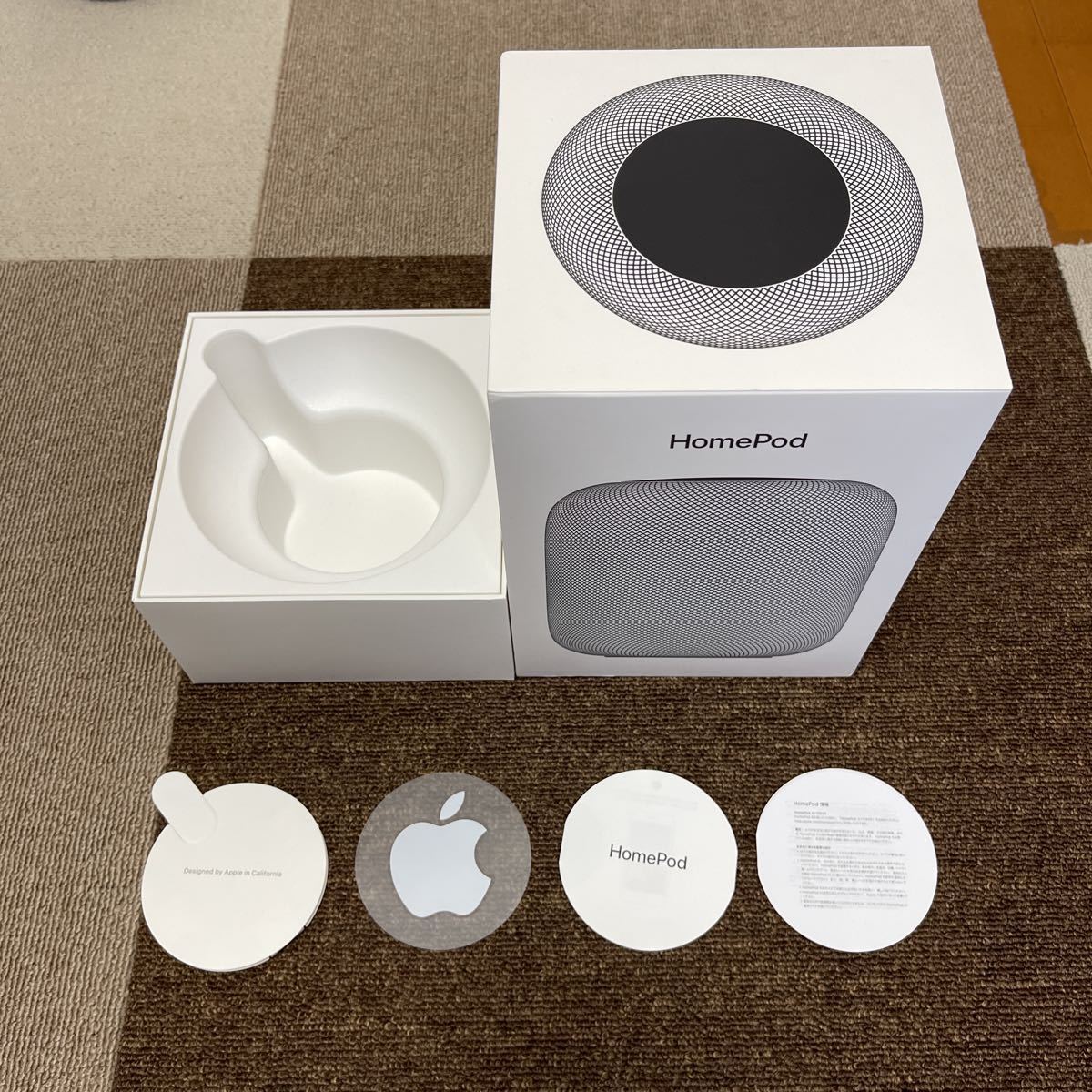 【美品】Apple pod 第1世代 スペースグレー 美品]Apple HomePod mini スペースグレイ Apple Pod 第1世代 スペース